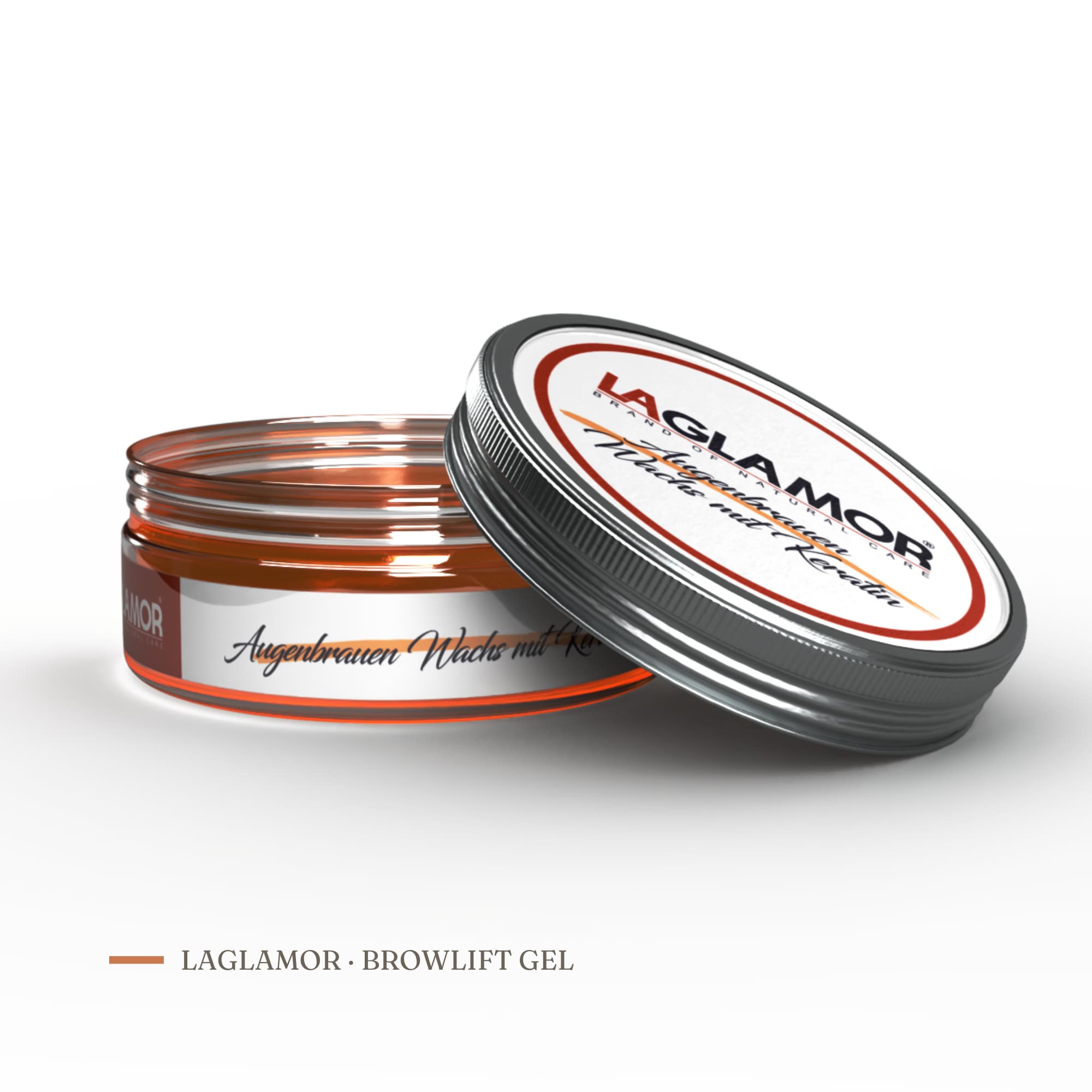 Augenbrauen Gel transparent – Brow Lift Styling mit Keratin | LaGlamor® 50 ml
