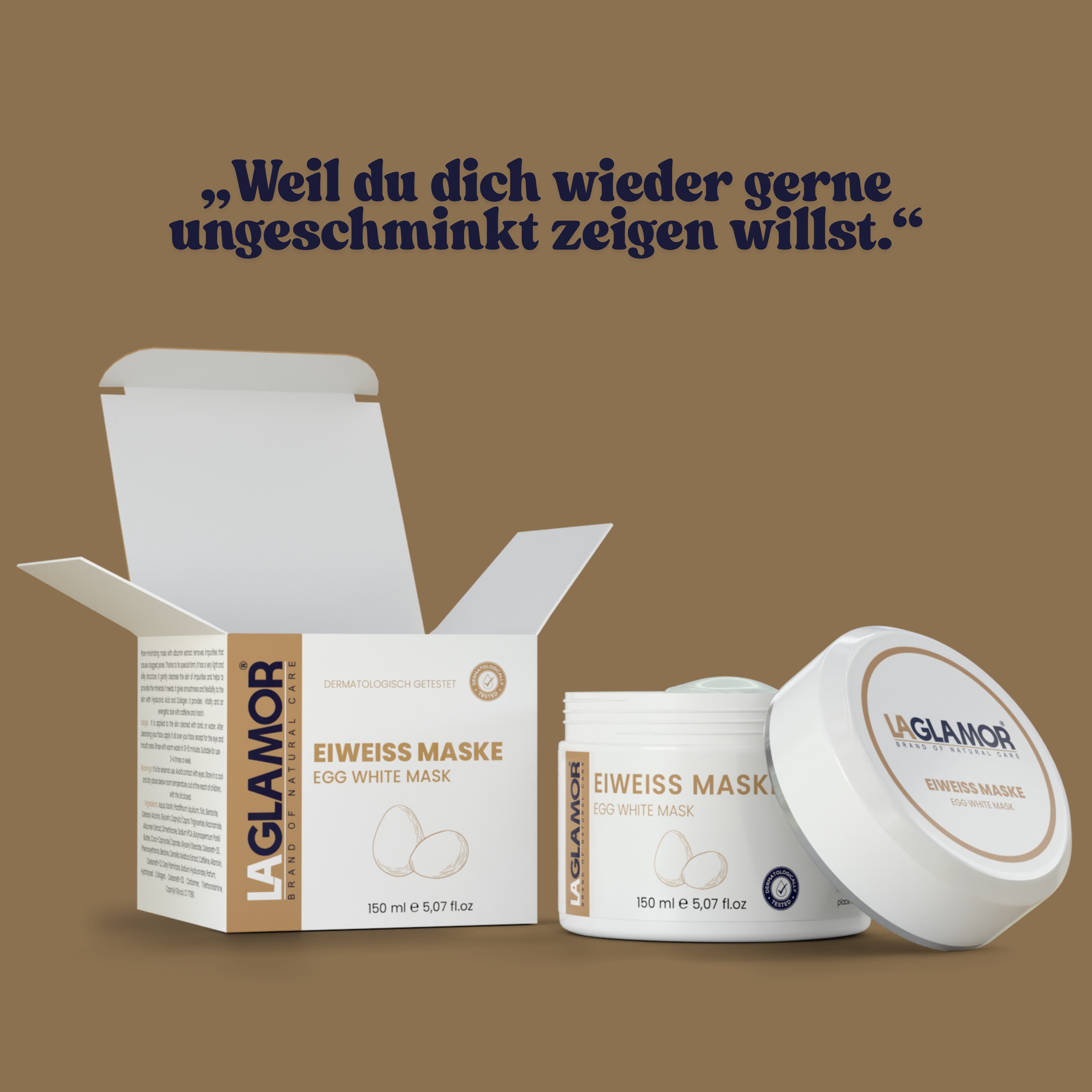 LAGLAMOR® Eiweiß Maske Premium - 150ml