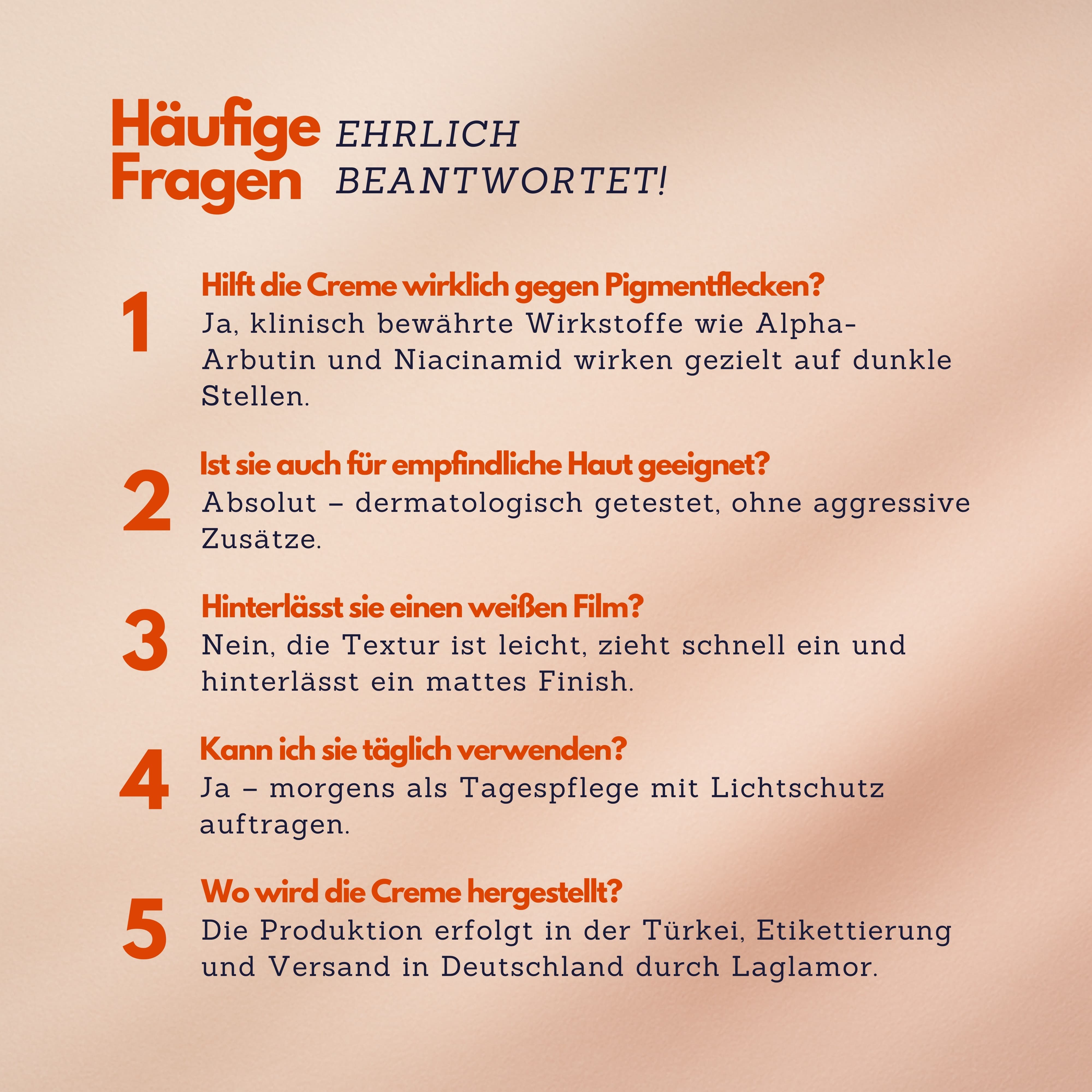 LAGLAMOR® Anti-Aging/Anti-Flecken-Creme mit SFP 50+ - 50ml